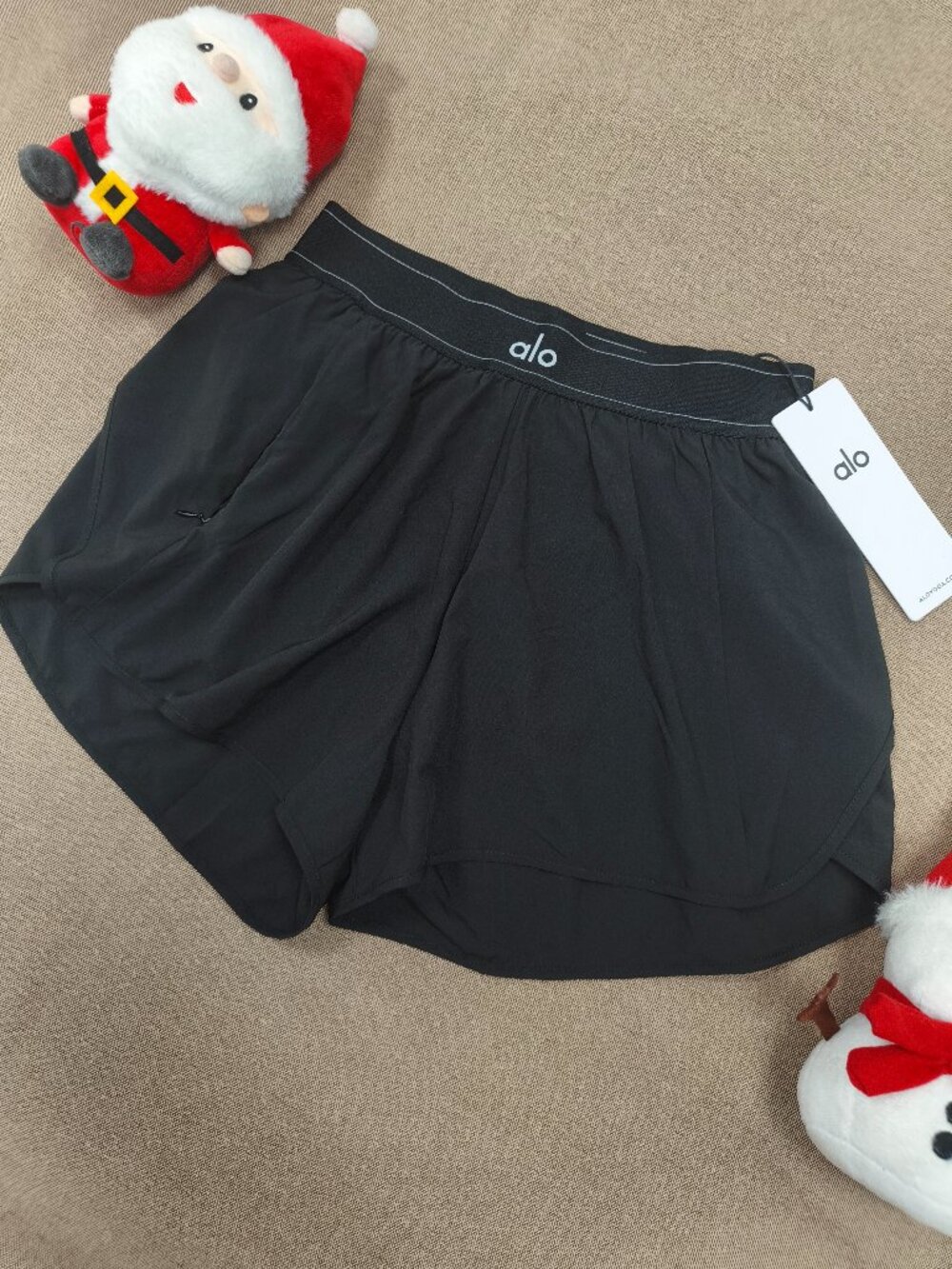 Alo Yoga Black Athletic NWT Shorts😎Tenniscore/Vacation Outfit/Minimal Wardrobe
